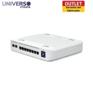 Switch USW-ENT-8-POE L3 Ubiquiti UniFi Enterprise 8 PoE – 8 Puertos 2.5G PoE+ (120W) y 2 Uplinks 10G SFP+