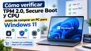Cómo verificar TPM 2.0, Secure Boot y CPU antes de comprar un PC para Windows 11
