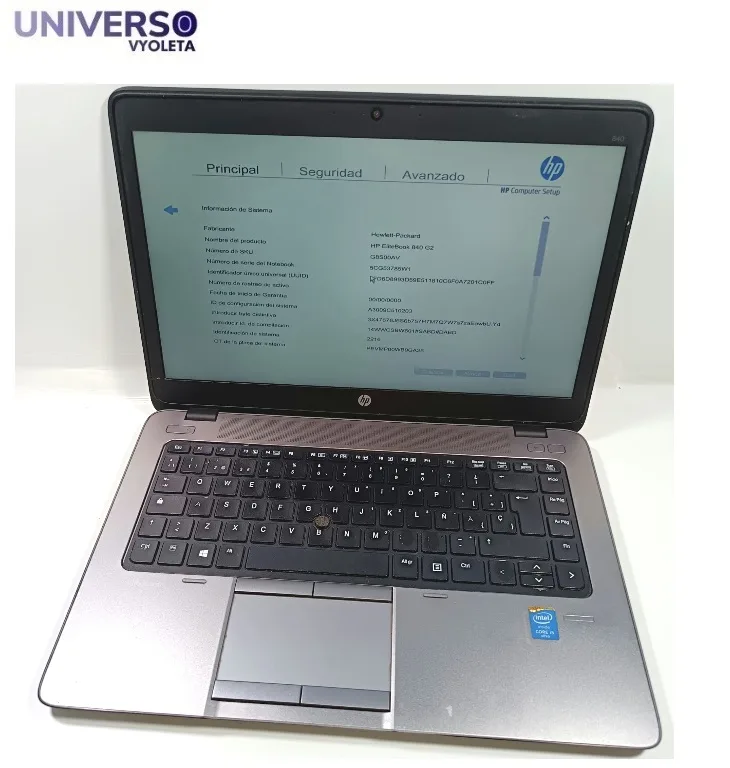 HP ELITEBOOK 840 G2. I5-5300U, SSD 128GB, 8GB RAM, 14".
