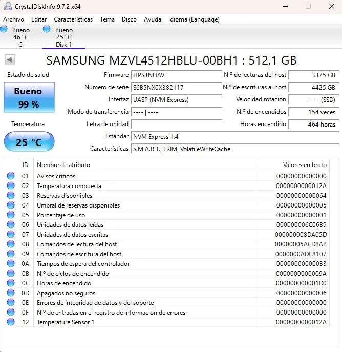 Lote x 4 SSD M.2 NVMe 2280 de 512GB. Varias marcas - Imagen 4