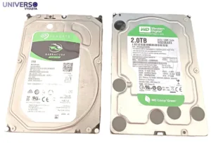 Lote x2 Disco duro SATA 3.5. 2 de 2TB. : WD RIESGO, Seagate Primer Test daba RIESGO